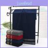 Cotton Embroidered Bath Towel Washcloth Solid Color Extra Thick Daily Women Men