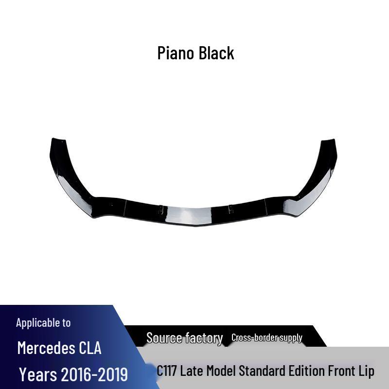 Standard Front Bumper Lip for Mercedes - Modified Cross-Border Design