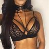 European and American Lace Bras Perspective Erotic Bras Women's Sexy Erotic Underwear Seduction French No Steel Ring Large Size Women