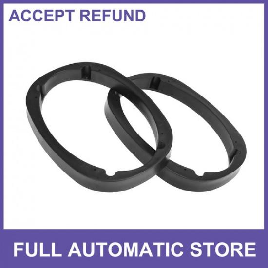 TWO Car Black Hollow Speaker Spacer Mounting Spacer for 6 x9  Speaker Universal