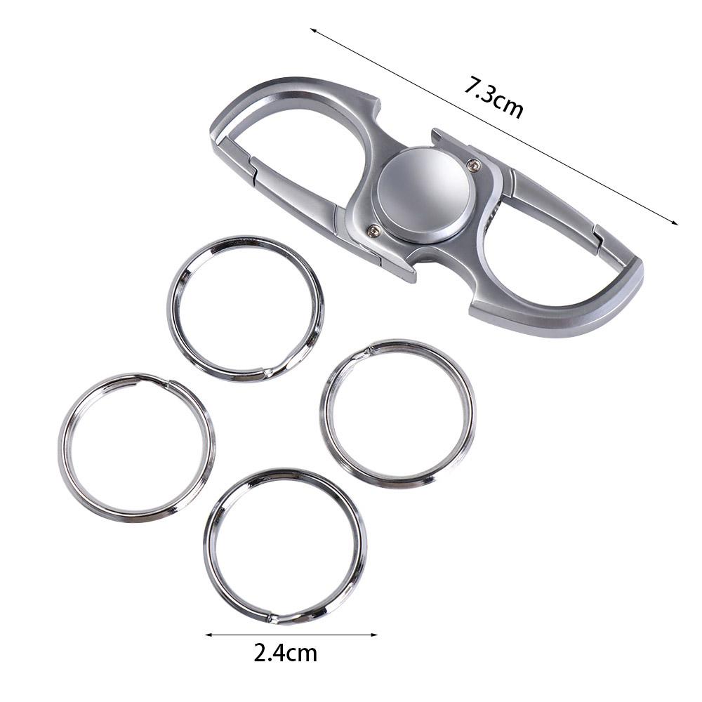 Stainless Steel Fidget Bottle Opener Hand Spinner Car Key Waist Pendant  Kids