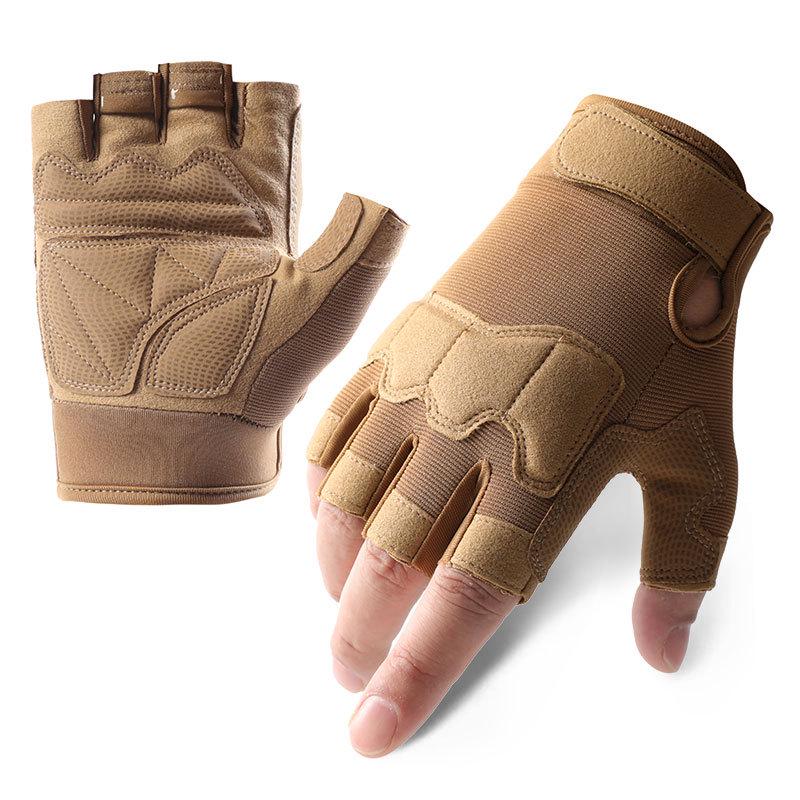Men's Z902 Outdoor Half-Finger Tactical Gloves for Cycling, Sports, and Military Training