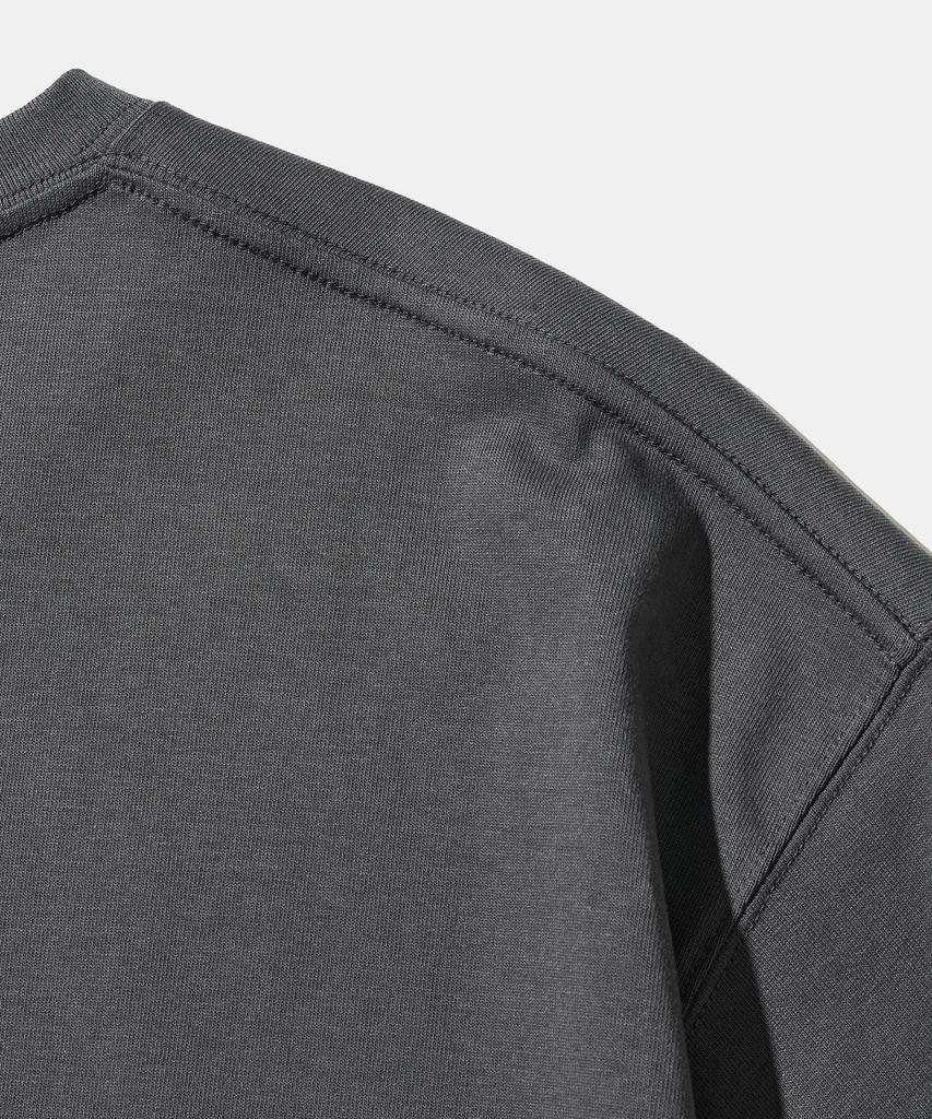 DIAMOND LAYLA [Machine Wash] Kkaho Haenyeo Short Sleeve T-Shirt T104 Charcoal
