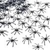 50/100Pcs Plastic Spider Halloween Black Fake Artificial Spider Toy For Prank Haunted House Decoration Navidad Party Supplies