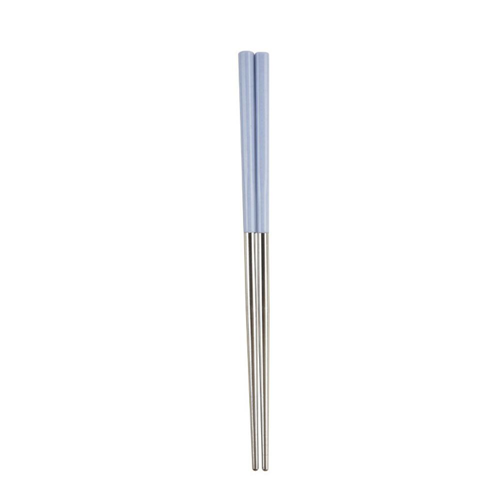Stainless Steel Chopsticks Food Grade Reusable Non-slip Chopsticks Non-slip Food Sticks Tableware Kitchen Tools