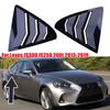 For Lexus IS300 IS250 200t 2013-2019 Car Rear Louver Window Side Shutter Cover Trim Sticker Vent Scoop ABS Carbon Fiber Auto