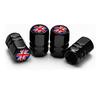 4pcs Aluminum Alloy Car Wheel Tire Valve Caps Tyre Rim Stem Covers Dustproof Tire Cap For Honda Toyota Seat VW Ford Accessories BT1