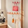 Wavy Shape Metal Wall Hook Waterproof Key Hook Rack Background Decorative Hook  Entryway