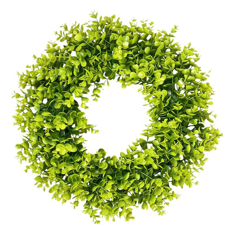 Eucalyptus Green Leaves Wreath - Spring/Summer Door & Window Hanging Decoration