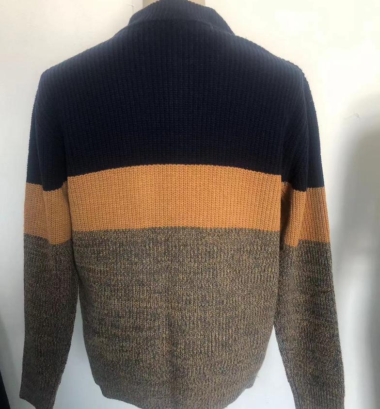 Men's Plus Size Loose Fit Knit Pullover Sweater - Long Sleeve, Casual Autumn/Winter Style