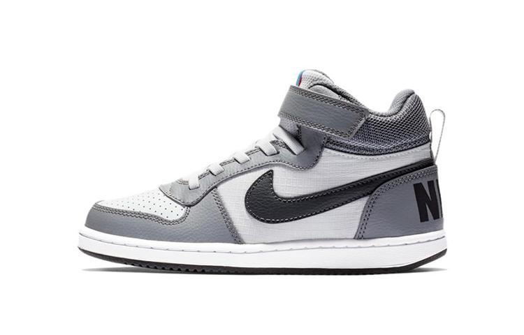 Nike Court Borough Mid Cool Grey Pure Platinum (PS) 28