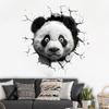 Adorable Panda Wall Sticker for Kids Room Nursery Wall Decoration Cute Animal Wall Art