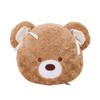 Bear Head Plush Pillow Cartoon Soft Toy Cushion For Kids And Adults