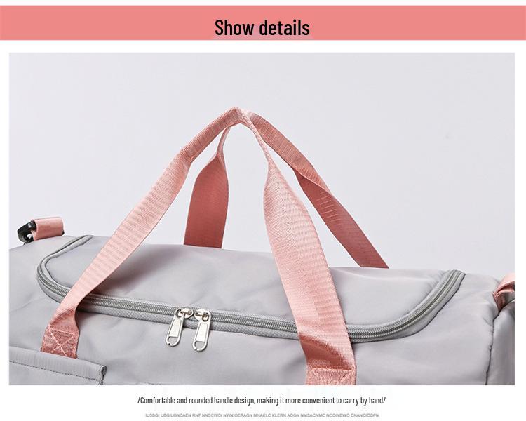 Fashion Fitness Bag: Men's & Women's Water-Repellent Handbag with Wet/Dry Separation, Shoe Compartment - Ideal for Sports & Travel.