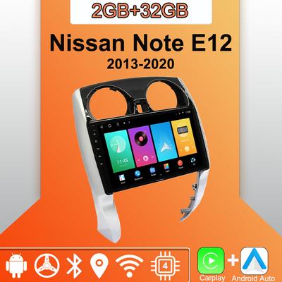Android Carplay Radio samochodowe dla Nissan Note E12 2013-2020 Odtwarzacz multimedialny Jednostka główna Stereo Nawigacja GPS BT WIFI 2 + 32 GB