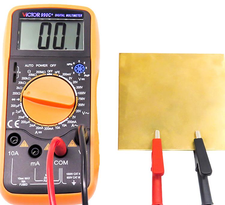 4mm Banana Plug Multimeter Test Leads with Alligator Clips - High Voltage/Current Digital Meter Cord