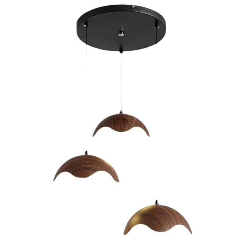 Dream Bubble Retro Walnut Pendant Lamp