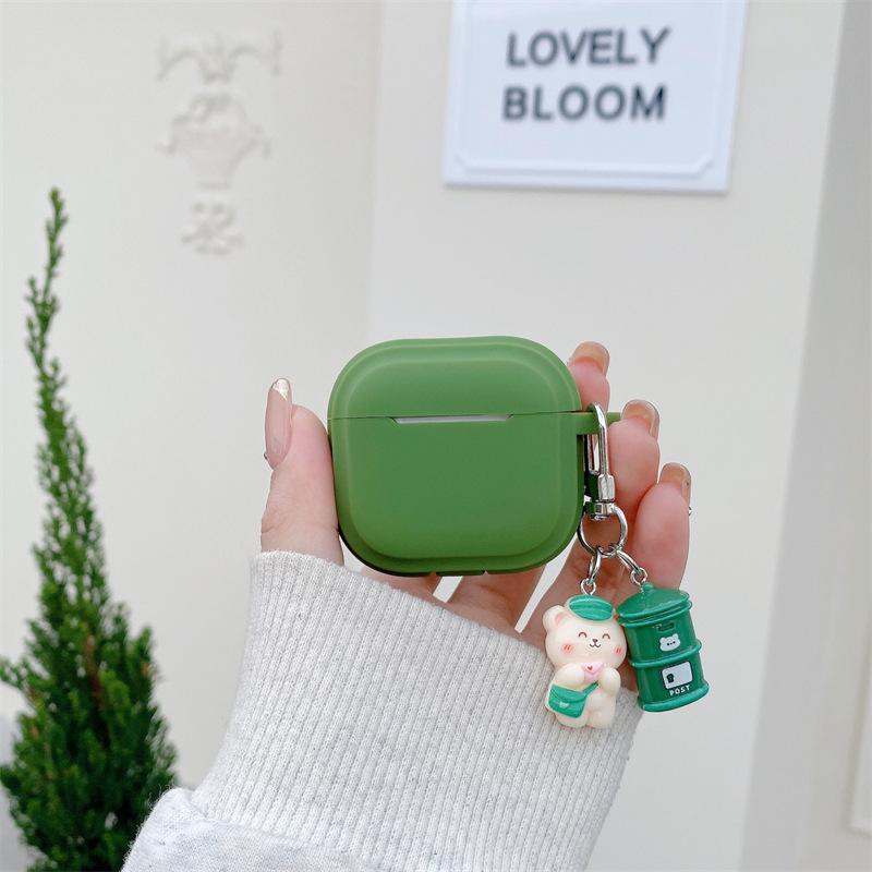 ins cute mailbox bear for AirPods 1 generation protective case second generation 1 generation pro1 apple bluetooth headset case