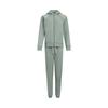 Rival Tricot Logo Hoodie Langarm Oberteil Slim Fit Bequem Schlicht Lange Hose Freizeit Set Damen Sets Limettengrün 6001966-348