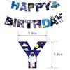 Large Space-Themed Cartoon Balloon Set: Astronaut, Spaceship, Sci-Fi, Anime Party Decorations