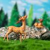 Plastic Crafts Sika Deer Figurines Mini Micro Landscape Ornaments Deer Miniature Statue  Bonsai