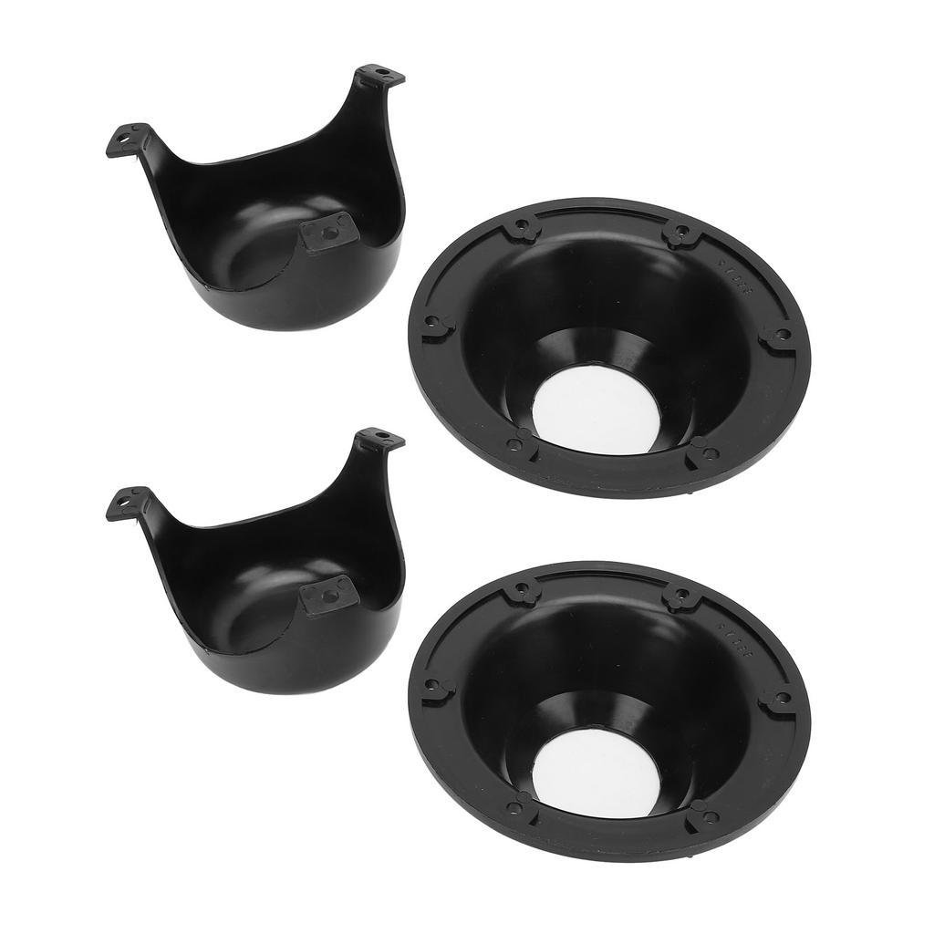 2 set capace de aerisire pentru instalații sanitare RV Kit de înlocuire a capacului din plastic pentru remorcă, acoperiș, canalizare, negru