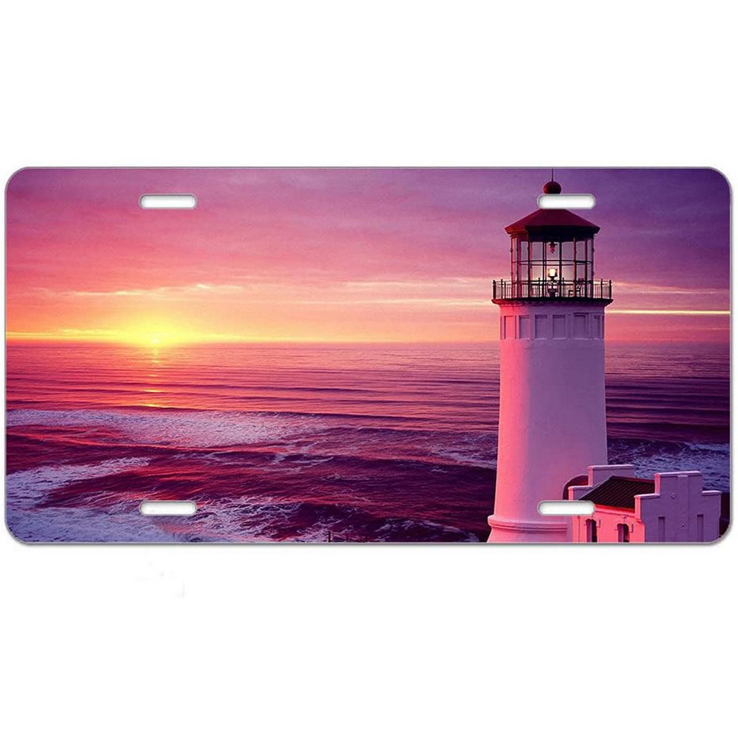 

Sunset License Plates for Wall Art Decoration Metal Tin Signs Vintage Tags Metal Automotive Signs For Cafe Bar Club Garage Pubs 20X30CM