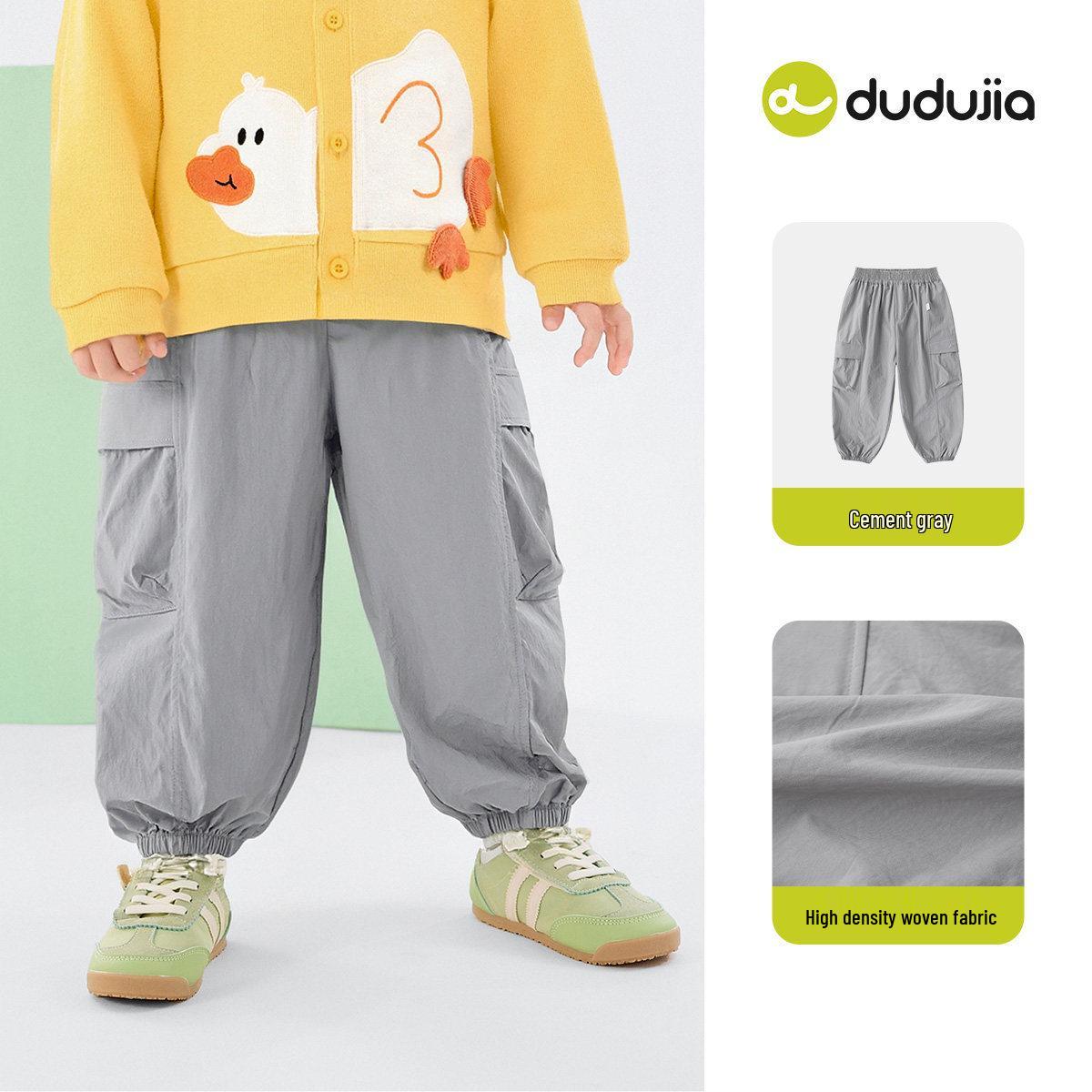 Dudu Family Kids  Spring Work Pants: Boys  and Girls  Outdoor Casual Wear 80 cm