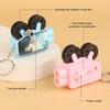 Yousheng Creative Light and Shadow Toy Mini Keychain Cute Projector Shape Hand Cranked Projection Toy Portable Children's Puzzle Toy Great Gift for