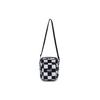 Vans Trend Acc Logo Checkerboard Polyester Shoulder Crossbody Bag Unisex bags Black White VN0A4P4MJ0Z