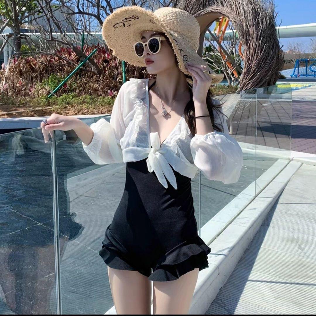 

Индивидуальный купальник-двойка в консервативном сказочном стиле для похудения: Купальники Seaside с контролем живота L 90-100 kg