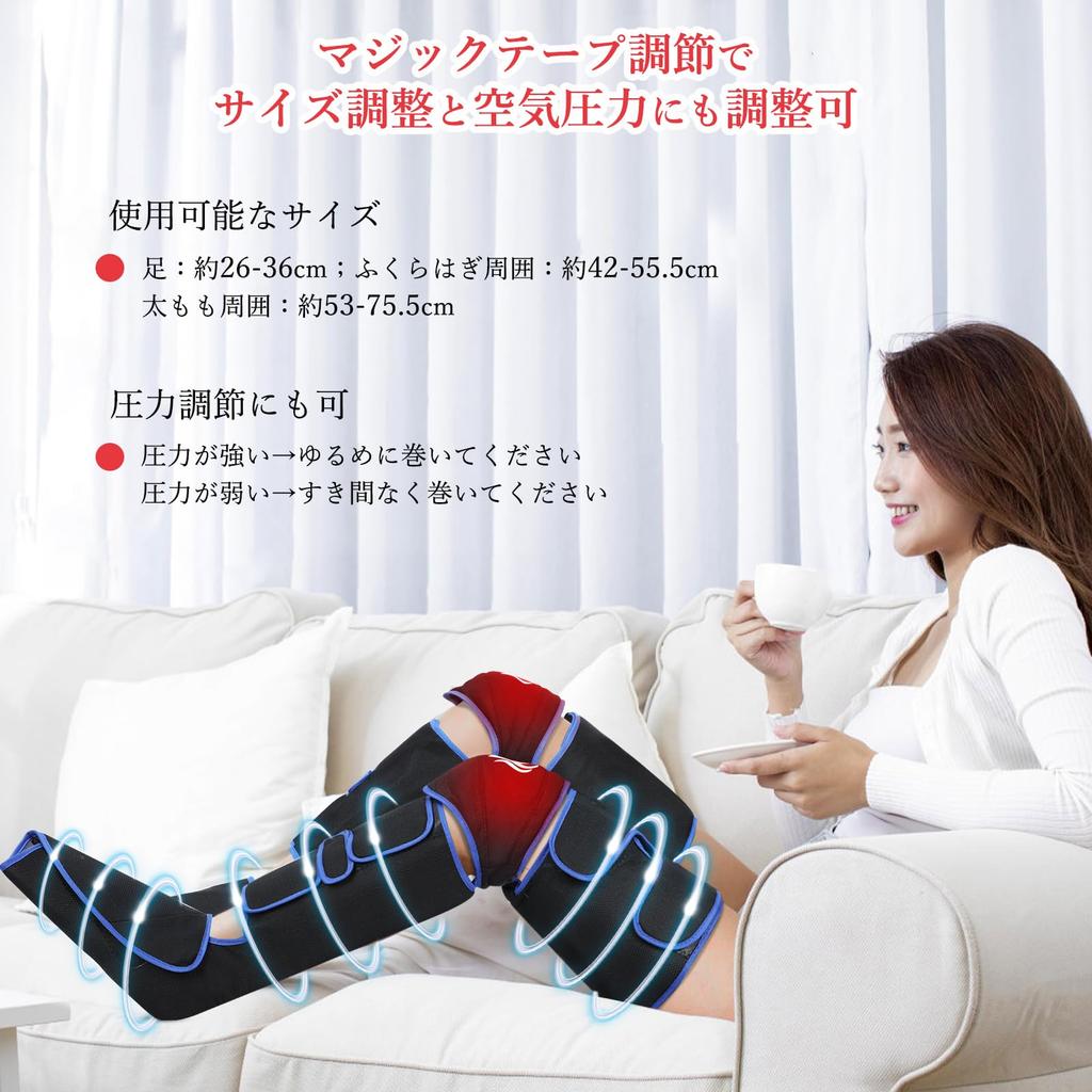 Gurkitsy Rechargeable Foot Knee Foot and 6 Heating 3 Intensity Remote Timer with Easy Care and for Home Japanese Instruction Manual Care, 3-Level