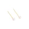 Silver Needle Natural Pearl Tassel Luxury Earrings for Women