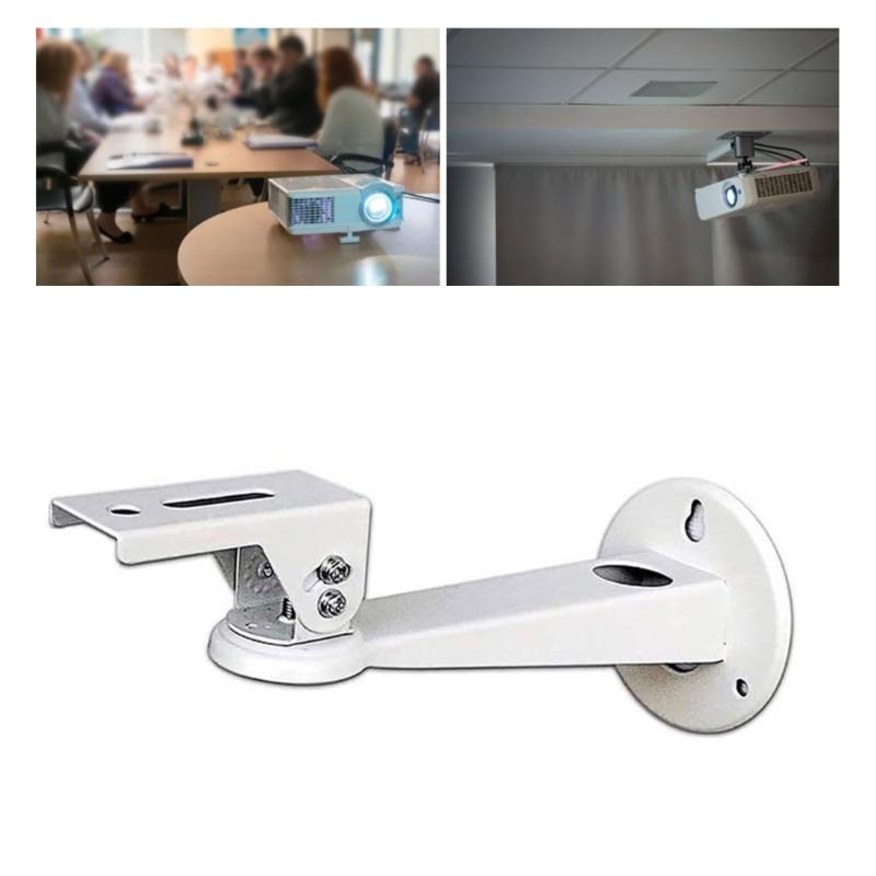 Adjustable Projector Wall Mount,360 Degree Rotation Small Projector Hanger, Heavy Load, 7.9Inch Length for Digital Camera