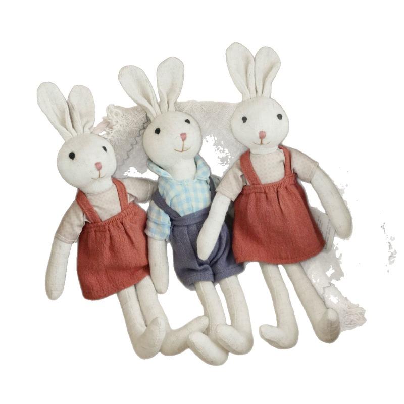 1PC Nordic Style Bunny Doll Cotton High Quality Companion Toy Souvenir Holiday Gift Cartoon Baby Soothing Toy