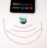 Aluminum Knitting Tools: Detachable 5.5cm Circular Sweater & Sleeve Needles Set