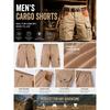 2026 Trendige Herren Mehrfarbige Lässige Outdoor Amerikanische Arbeitskleidung Kurze Hose mit Mehreren Taschen Herren Mode Shorts Hosen