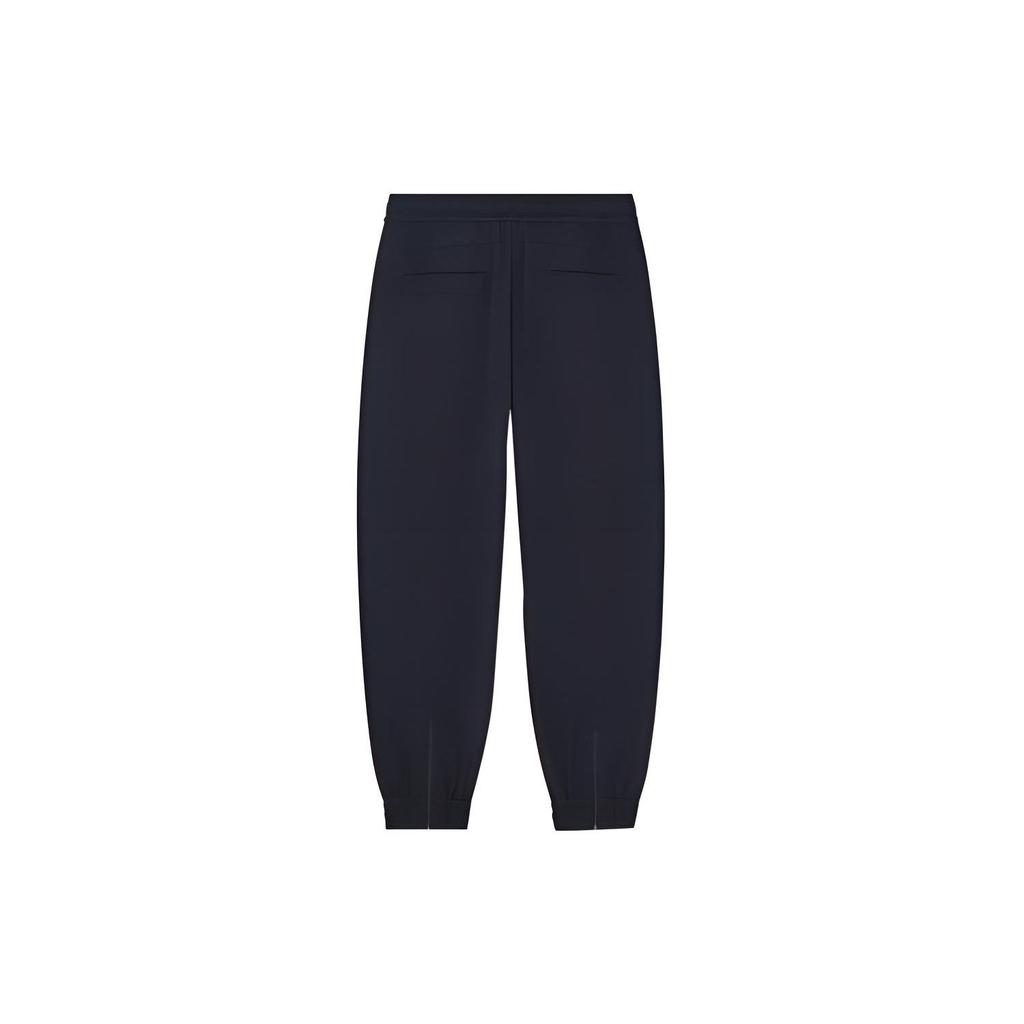 Li Ning X Jackie Chan Collaboration Solid Color Pocket Jogger Knit Sports Pants Men Pants Charcoal-Black AKXT179-2