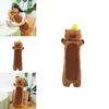 Capybara Plush Pillow Toy Soft Stuffed Animal For Kids Bedroom Decor