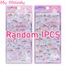 New Cartoon Melody Stickers Anime 3D Toys DIY Crystal Ornament Stickers Decorative Stickers Children's Playthings