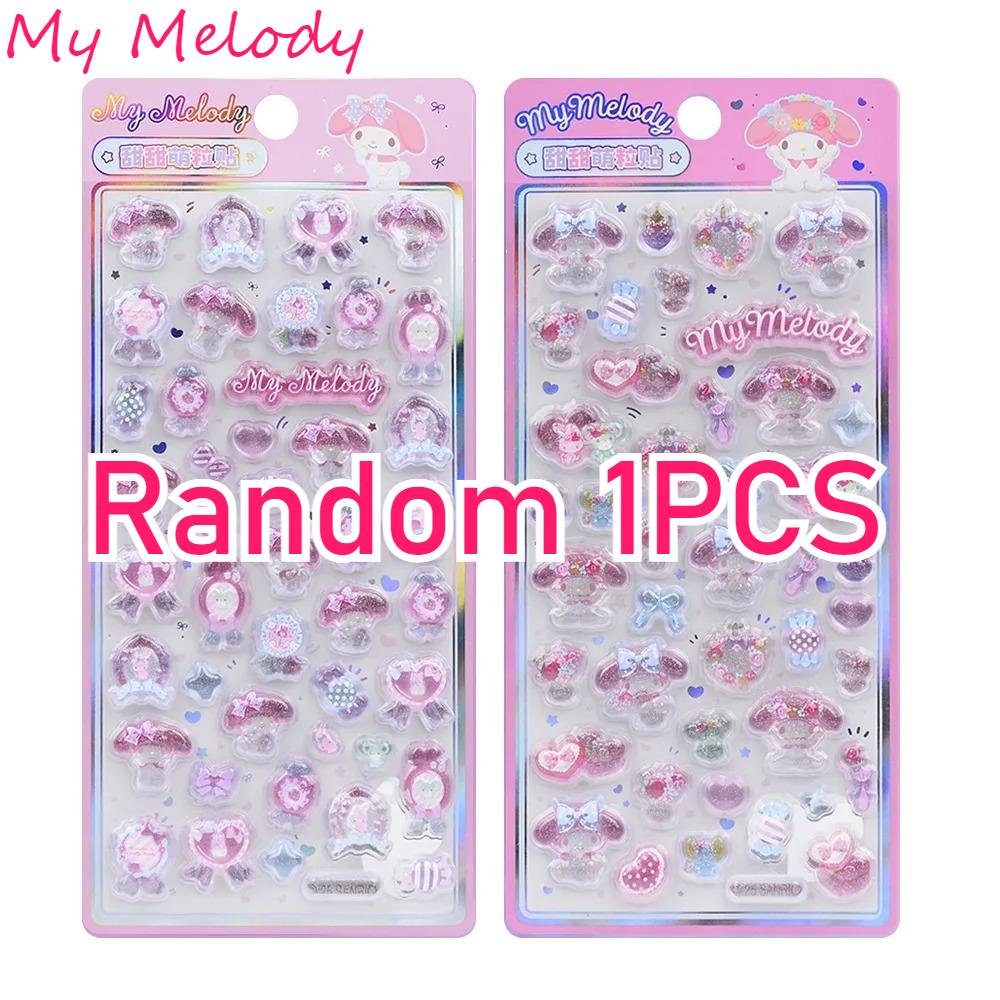 

Latest Cartoon Melody Stickers Anime 3D Playthings DIY Crystal Decoration Stickers Decorative Stickers Children s Playthings
