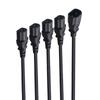 PDU Computer r C14 to 4xC13 Power Cable for Multiple Device Connection Connect 4Devices to One Outlet Wire