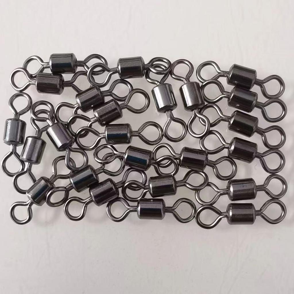 American Swivel Fishing Lure Connector: Strong 8-Shaped Ring for Quick Pull In Competitions
