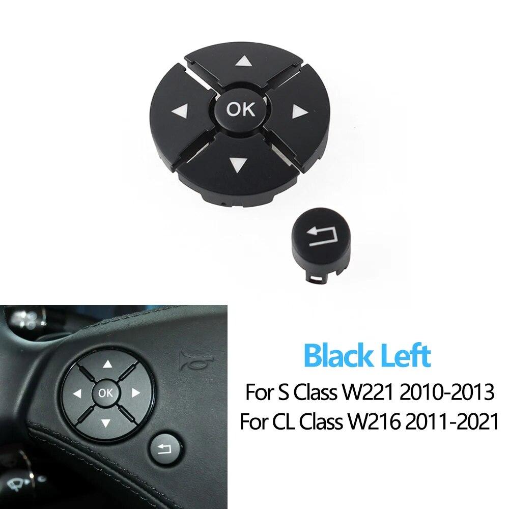 

Car Multi-function Steering Wheel Button Switch Control Buttons For Mercedes Benz S CL Class W221 W216 S300 S320 S400 S450 S500 Black Left