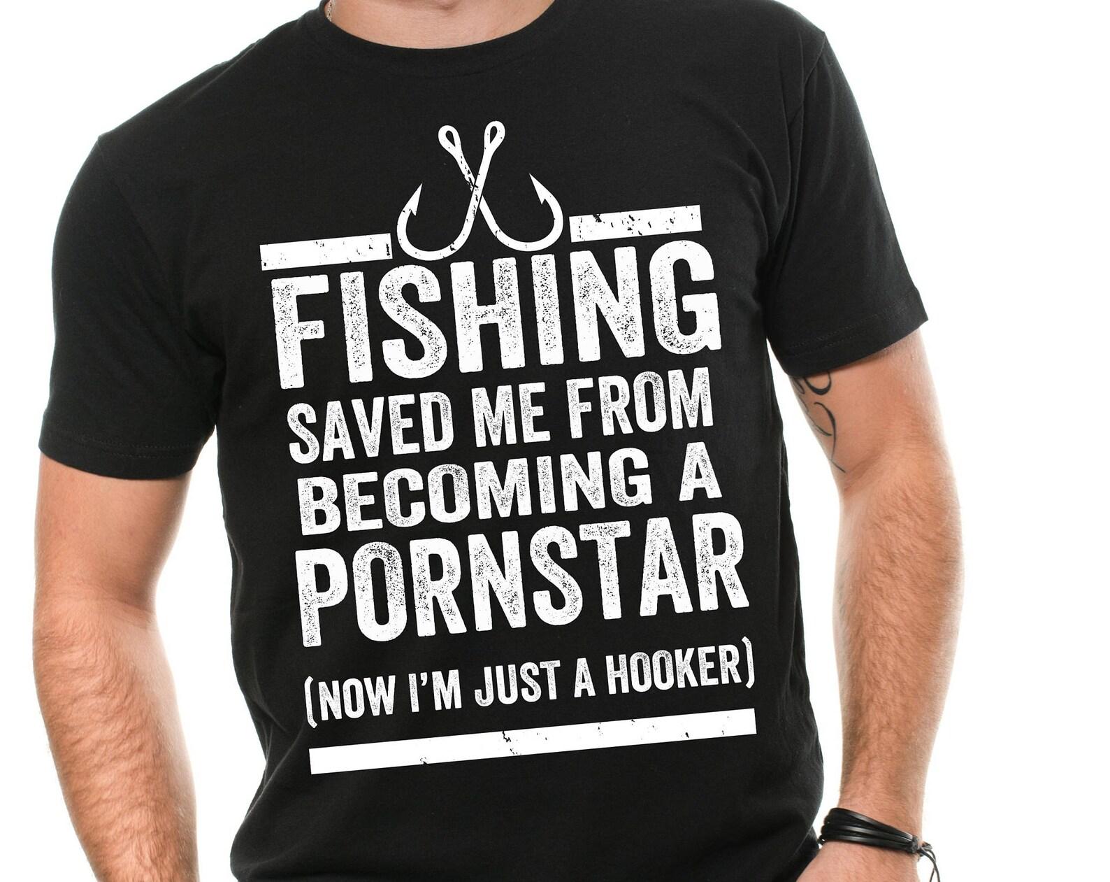 Funny Fishing T-Shirt: Fisherman Gift Tee XL