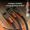 3 In 2 240W Fast Charge Cable Micro USB TypeC Mobile Phone Data Cable For iPhone Huawei OPPO Xiaomi Redmi Samsung Charging Cable