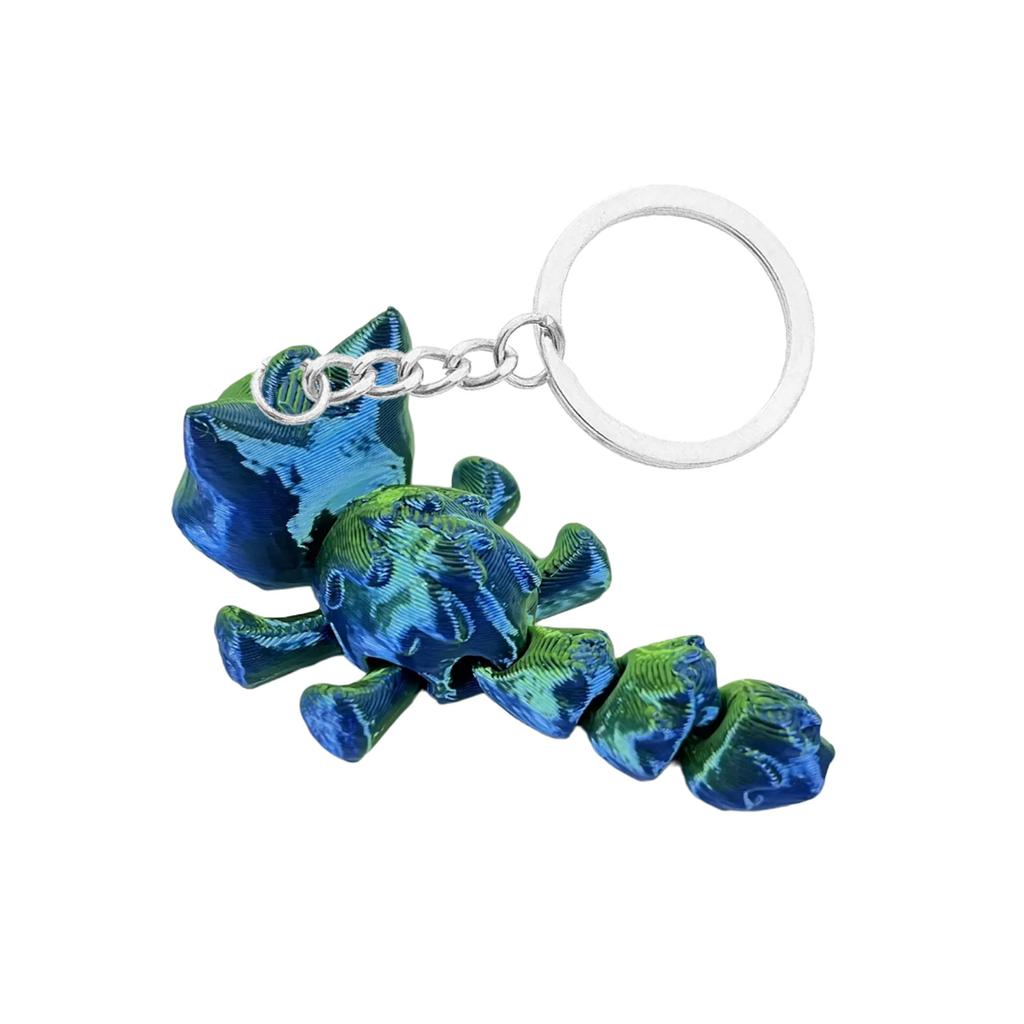 Unique 3D Printed Cat Pendant Keyring Durable 3D Printed Cat Keyring Lightweight Key Ornament With Exceptional Detail