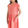 Girls Happiness Heart Short-Sleeved Dress