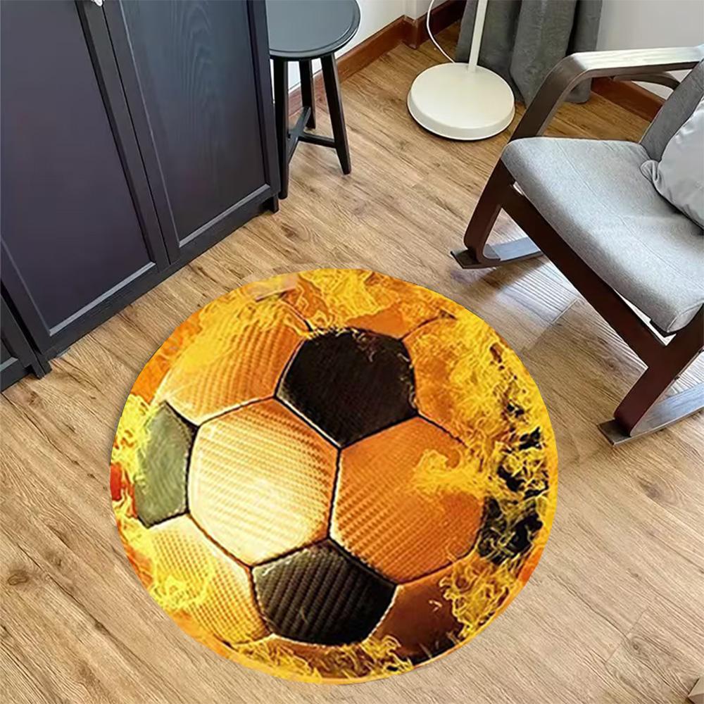 1 stuks Voetbal vloerkleed huis tapijt antislip ontwerp voor kantoor decoratie cadeau woonkamer slaapkamer
