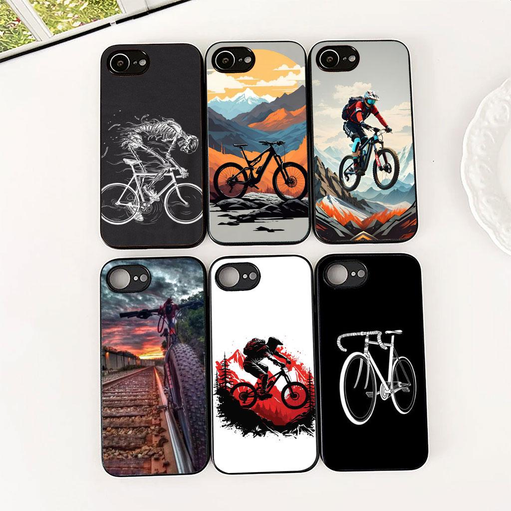 Art Mountain Bike Cycling Silicone Phone Cover for Motorola Moto Edge 70 60 Fusion NEO Pro G Stylus G56 G96 G04 G05 20 Soft Case